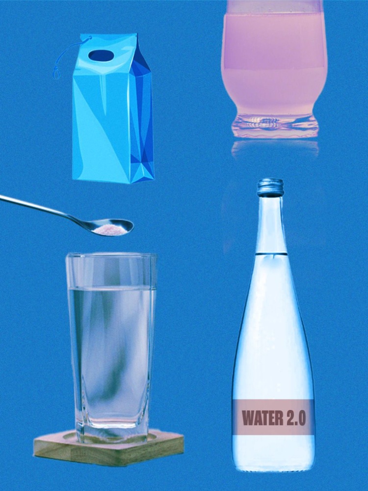A representative image for electrolytes—the latest trend in health drinks