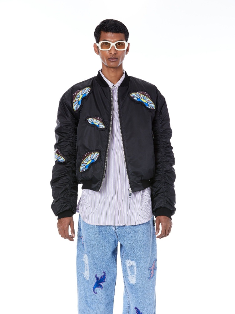 Kanika Goyal Label (KGL) Fungi Trip Bomber Puffer Jacket