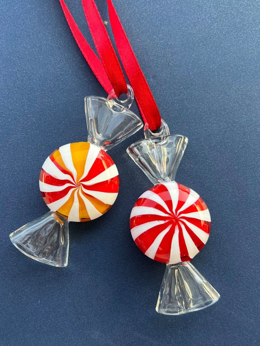 glass forest ornaments TheNod