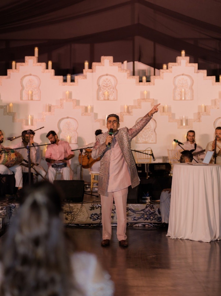 The groom Harshil Karia