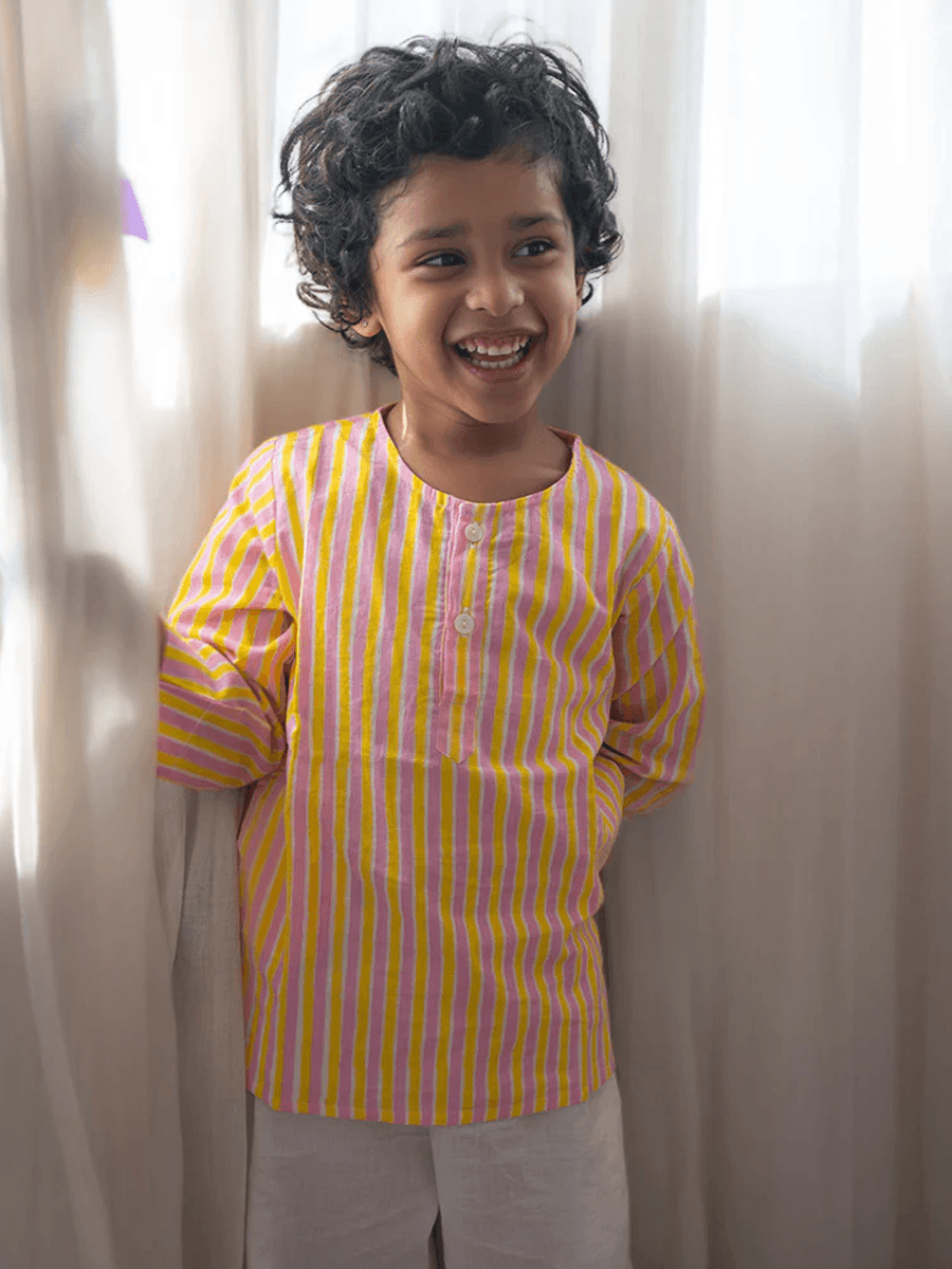 Striped kurta set