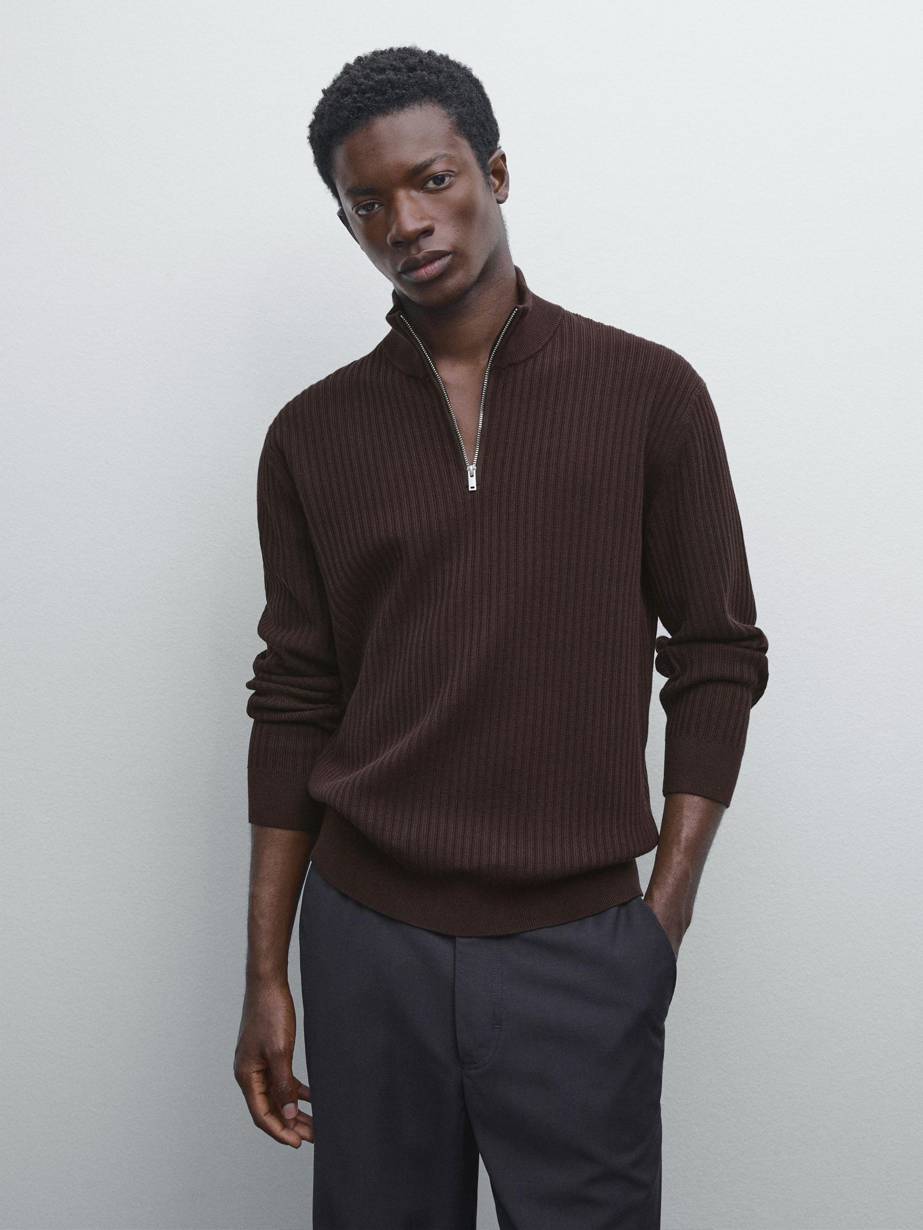 Massimo Dutti Quarter Zip TheNod