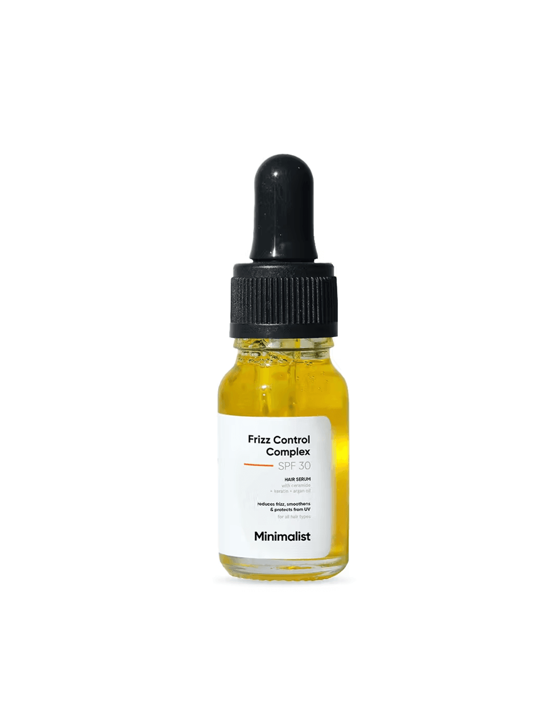 Frizz Control Complex SPF 30 Hair Serum, Minimalist, The Nod Mag