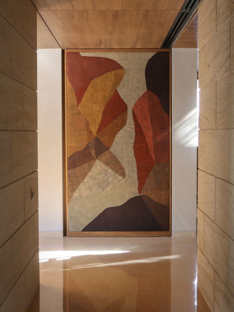 A Morii Design piece commissioned by architect Apurva Amin of Ahmedabad, inspired from the works of an Indian Artist Jagdish Swaminathan