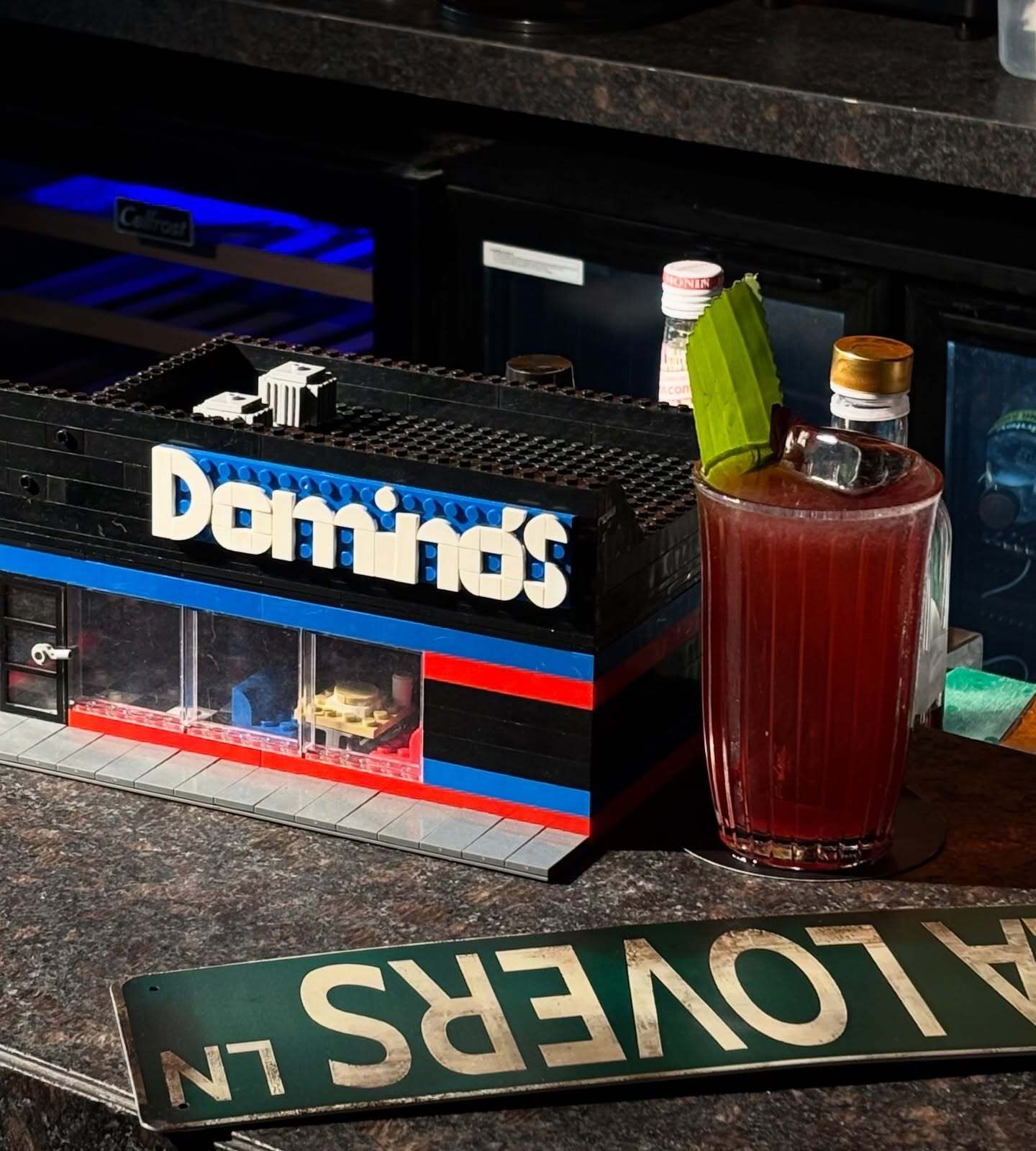 Bloody Mary made with the same tomatoes that go into the pizzas
