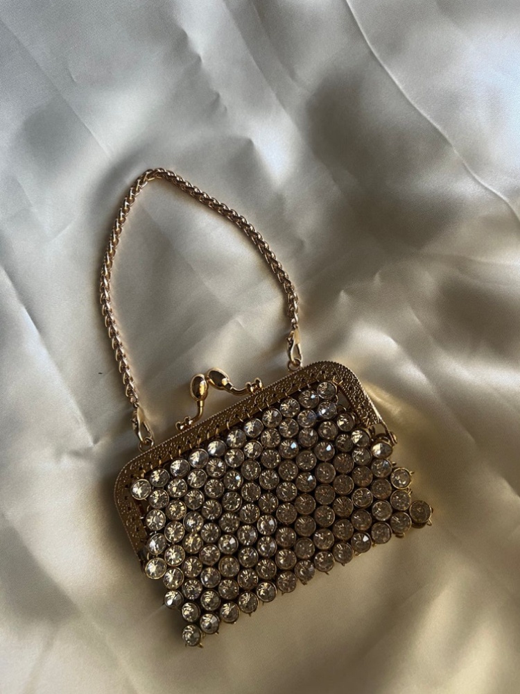 Gem kundan minaudière Rubilon