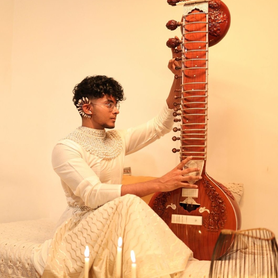 The musician Swayam Siddha Priyadarshi
