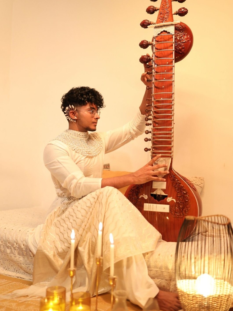The musician Swayam Siddha Priyadarshi