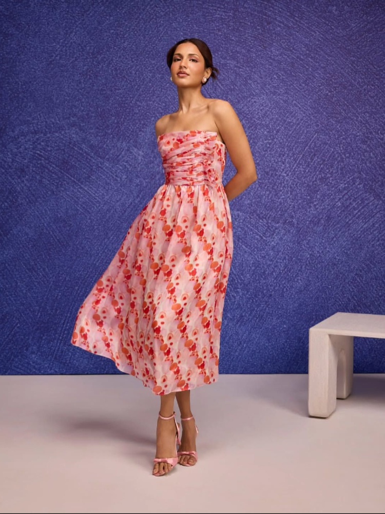 Tara & I printed dress