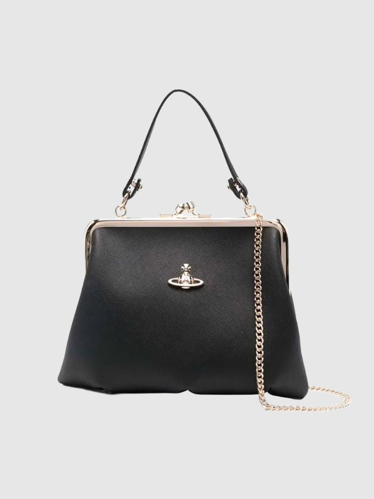 Black granny clutch, Vivienne Westwood, ₹42,490