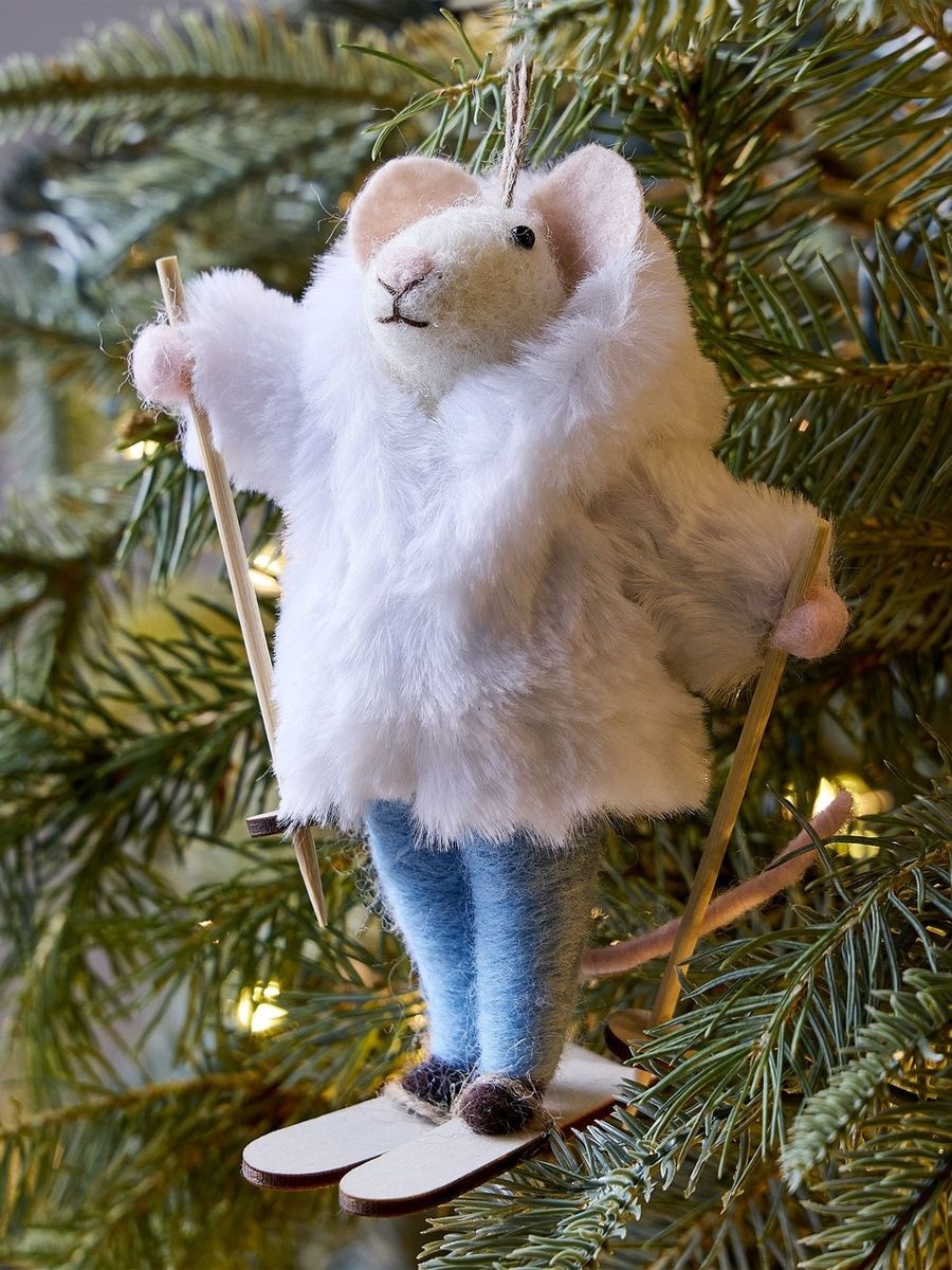 west elm mouse ornament TheNod