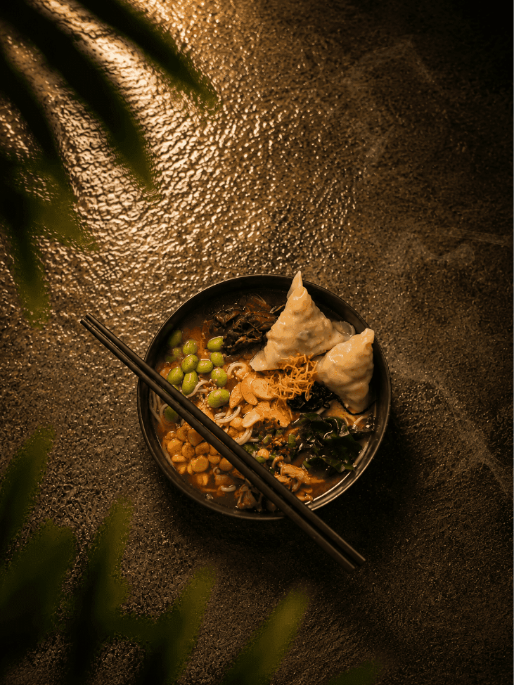 Wild mushroom ramen